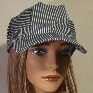 Broner Railroad Cap Hickory Striped (Women's Large)